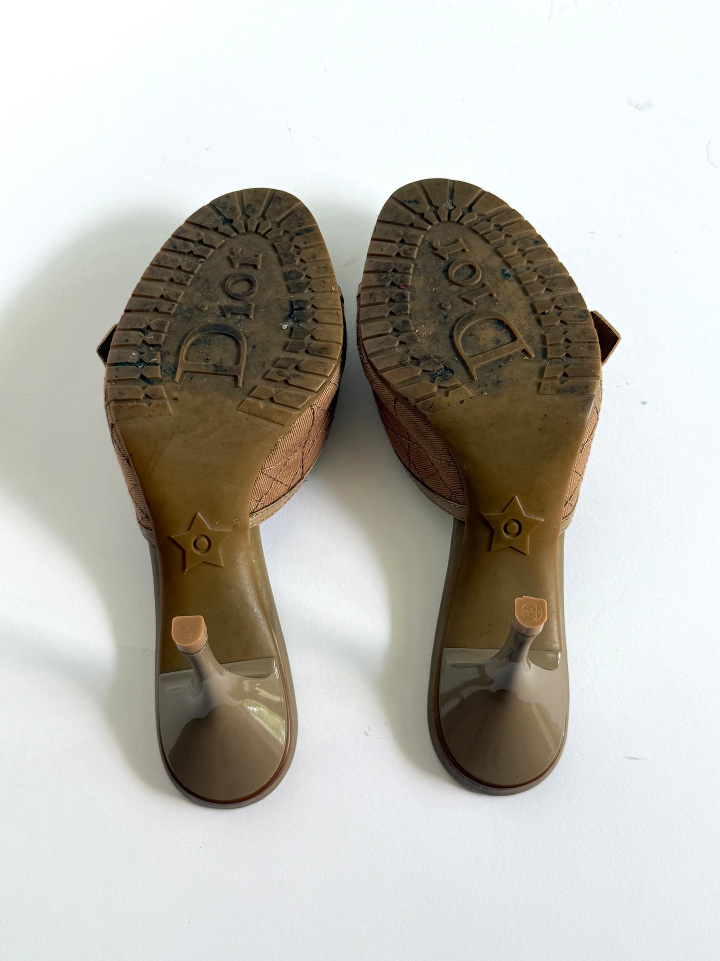 FW04 Christian Dior Rasta Cannage Slides (IT35.5 / US5.5-6)