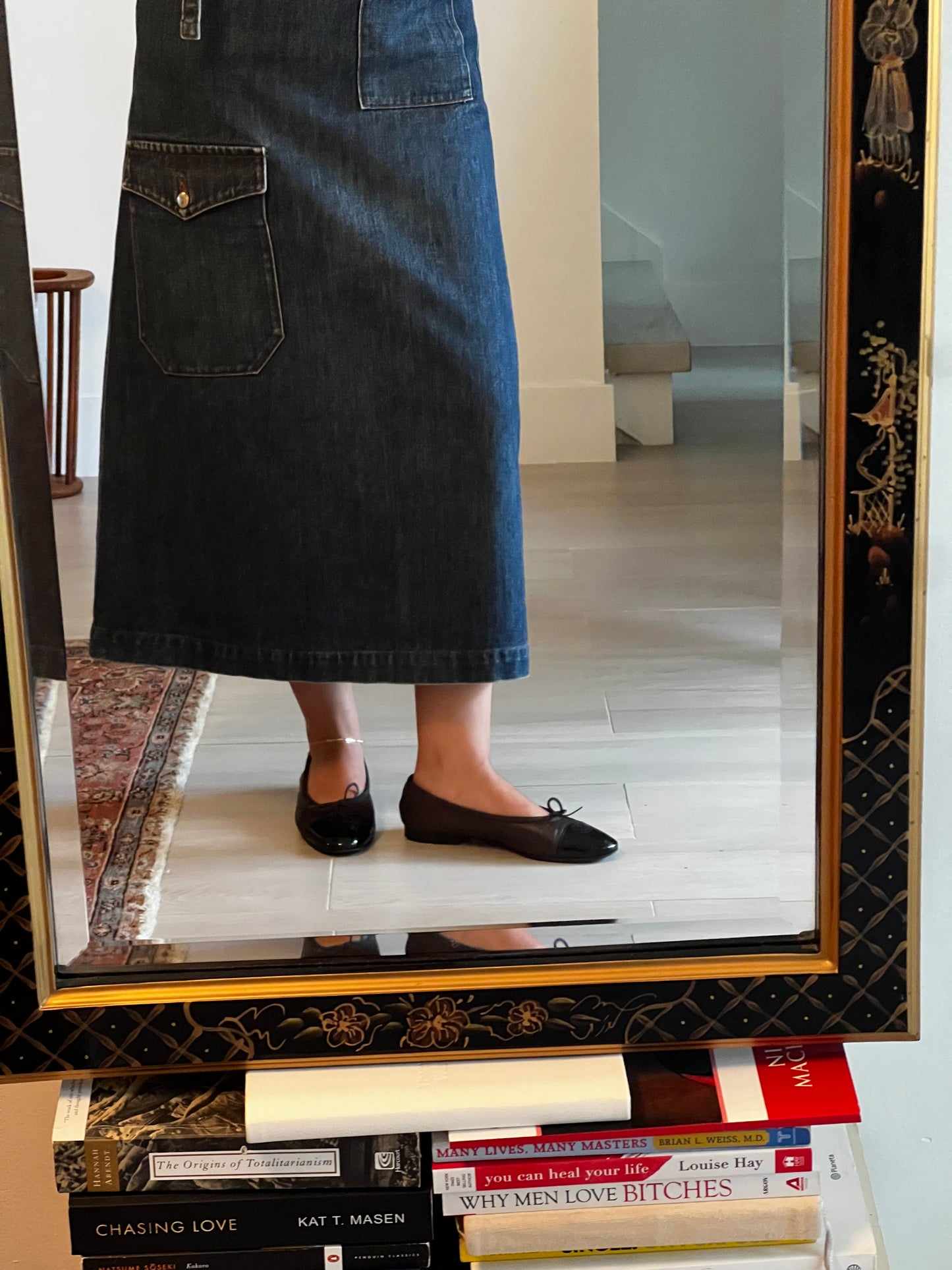 Vintage CHANEL Chocolate Ballet Flats (IT38 / US7.5-8)