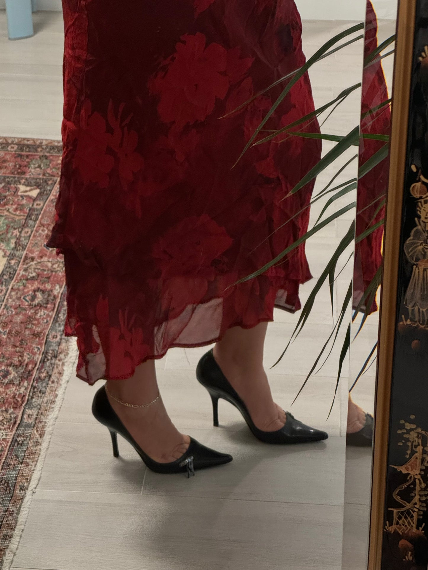 Vintage 2000s Christian Dior Black Leather Pumps // John Galliano Era (IT37 / US7-7.5)