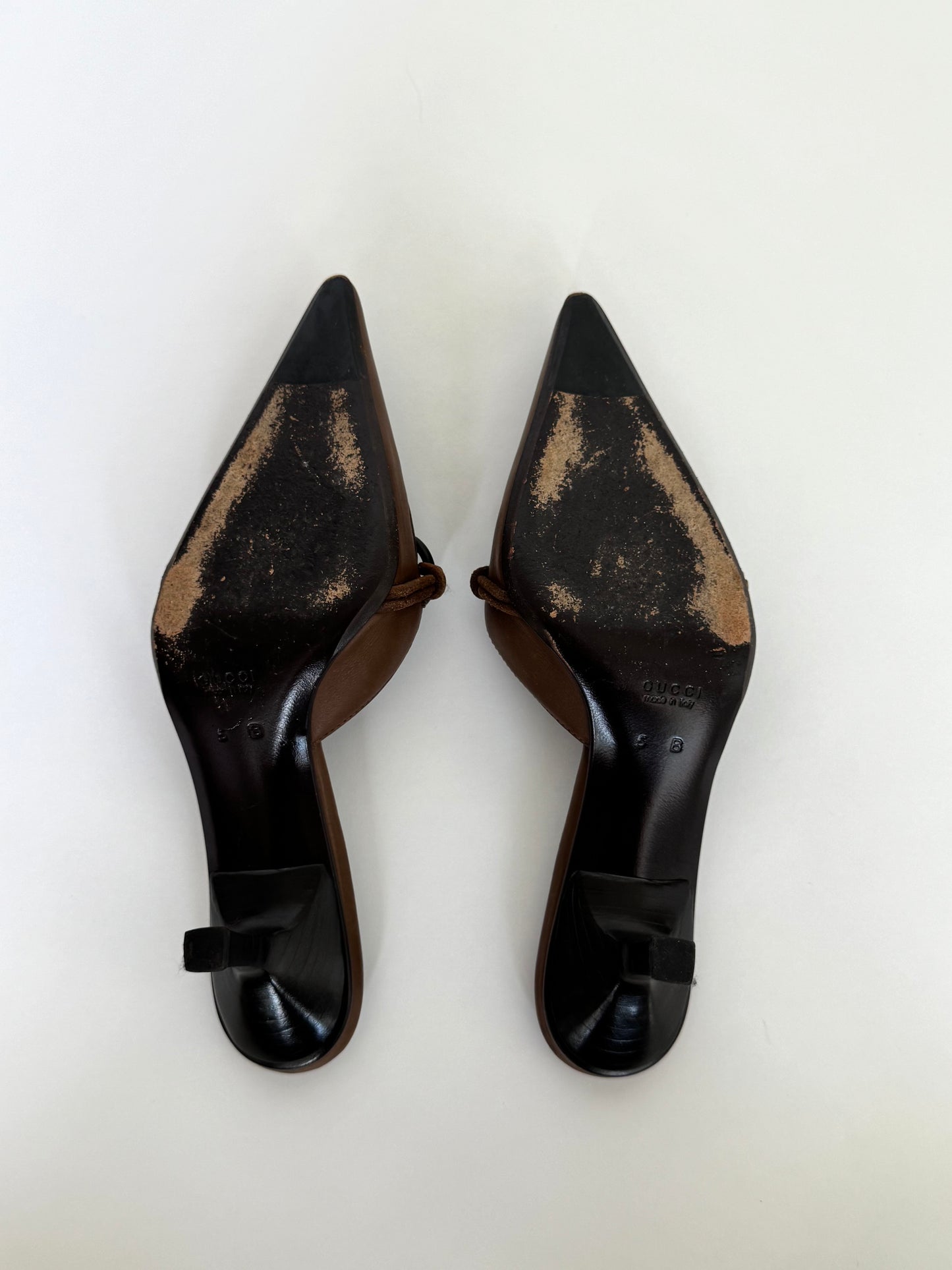 GUCCI, Tom Ford Era, Horsebit Mules (US4.5-5)