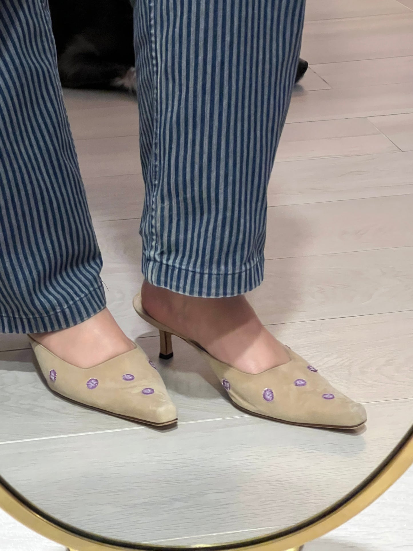 Vintage Manolo Blahnik Suede Mules (IT41 / US9-9.5)