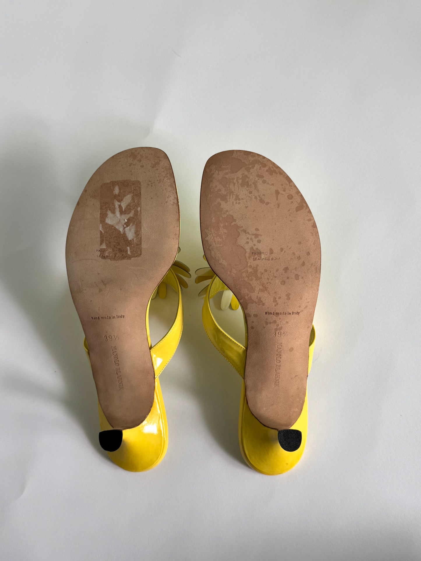 Manolo Blahnik Sunflower Sandals (IT39.5 / US7.5-8)