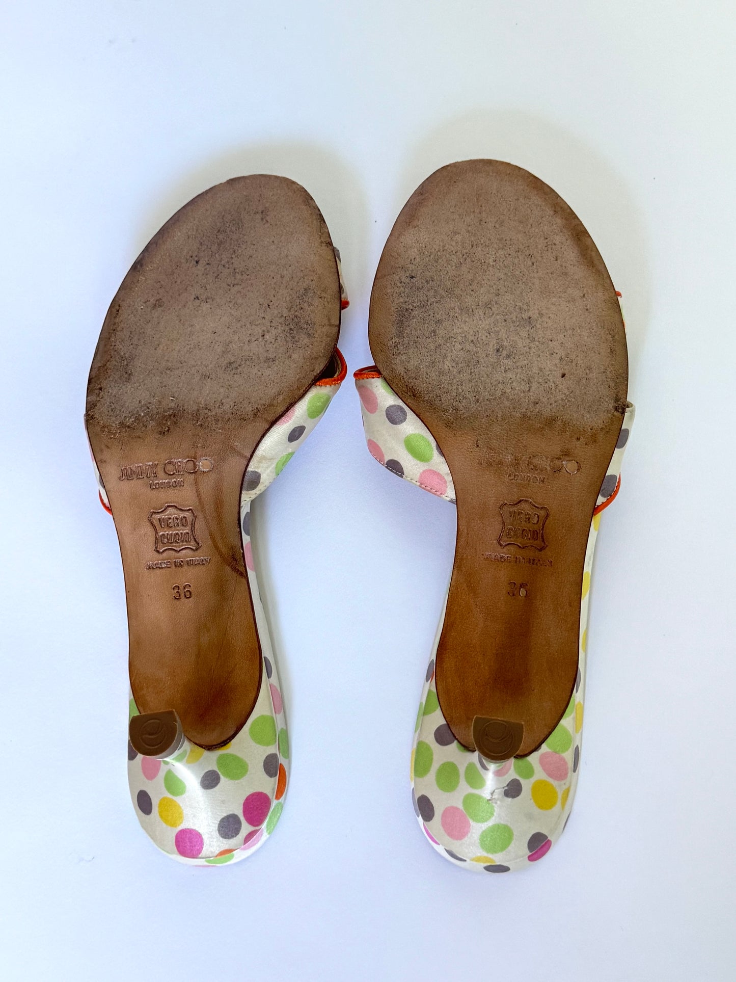 Jimmy Choo Polka Dot Slides ( IT36 / US5.5-6)