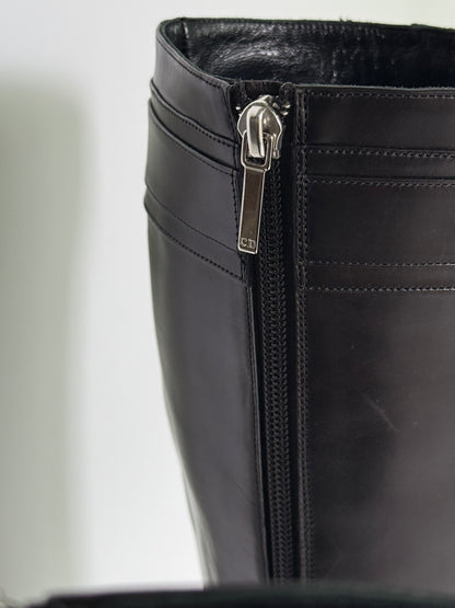 Christian Dior Black Pointed-Toe Boot (IT38.5 / US7-7.5)