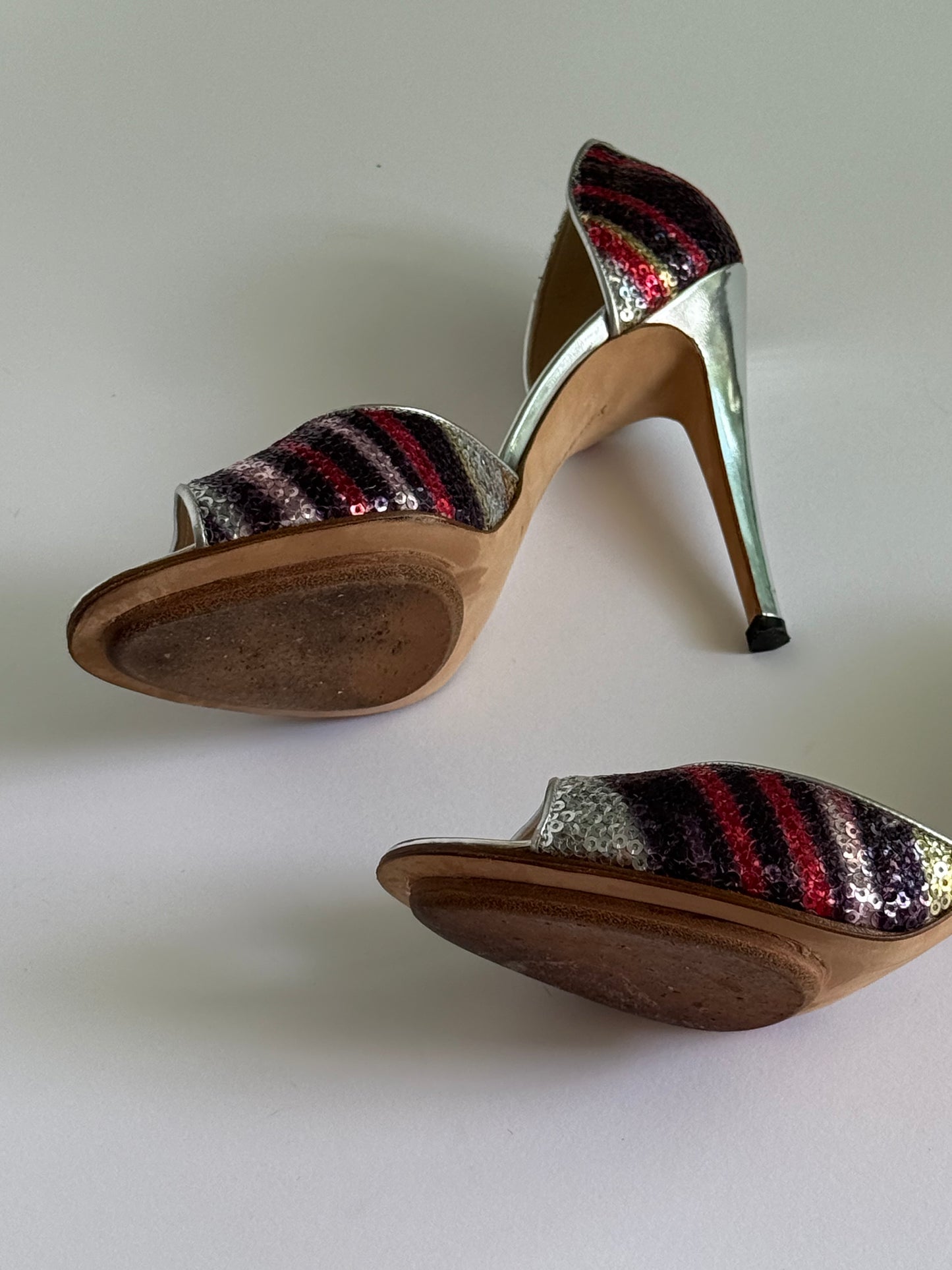 Manolo Blahnik Sequin D’Orsay Pumps (IT38 / US8.5-9)