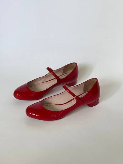Miu Miu Red Leather Mary Jane (IT36.5 / US6-6.5)