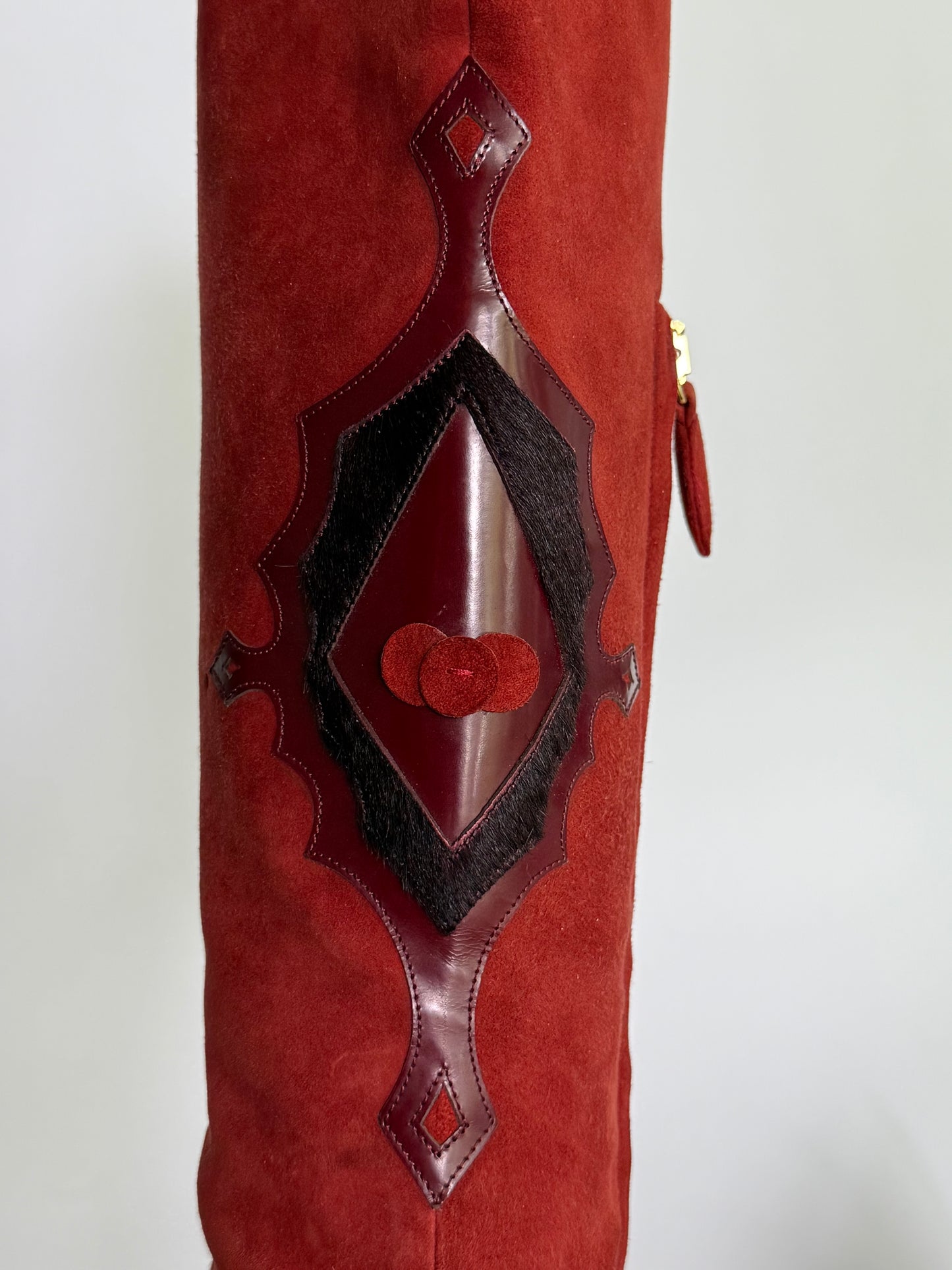 RARE Dolce & Gabbana Red Western Boots (IT37 / US6.5-7)