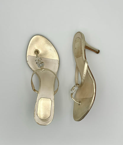 Vintage Christian Dior Crystal Sandals (IT37 / US6.5)