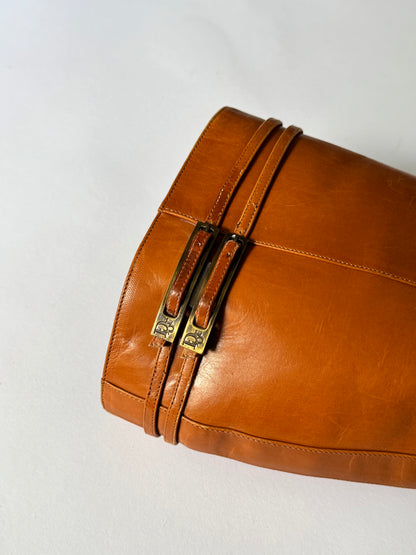 Christian Dior Orange Leather Boots (IT38 / US7-7.5)