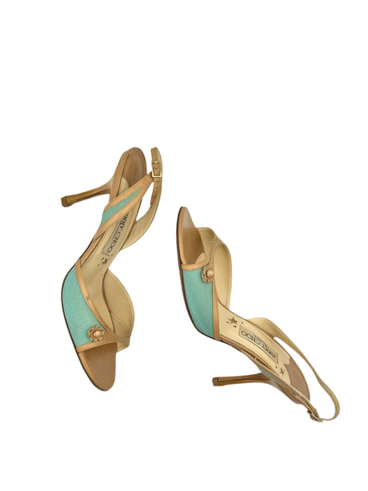 Jimmy Choo Canvas Slingbacks (IT38.5 / US7.5)