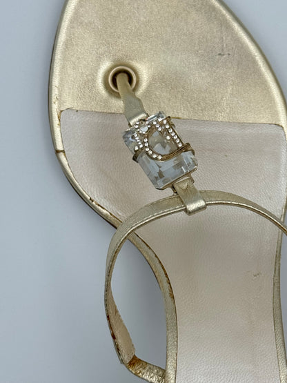 Vintage Christian Dior Crystal Sandals (IT37 / US6.5)