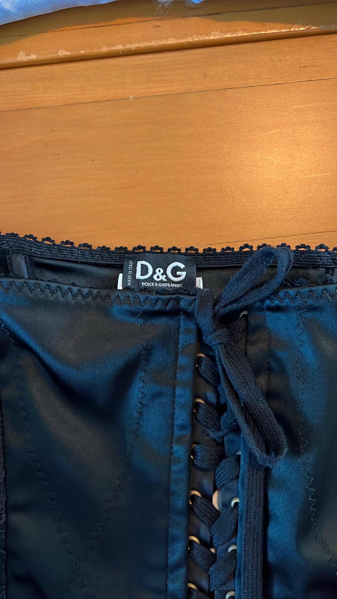 D&G Black Lace Corset (S-M)