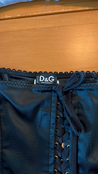 D&G Black Lace Corset (S-M)