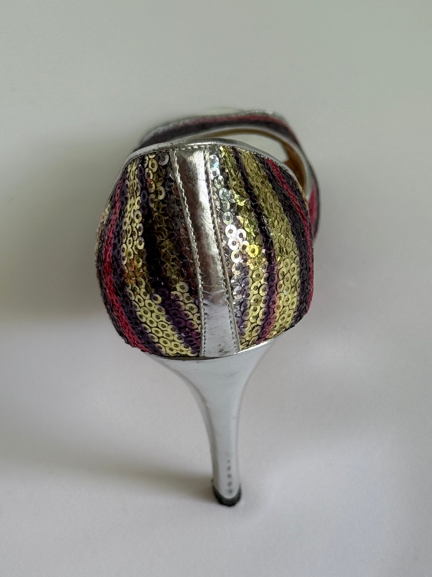 Manolo Blahnik Sequin D’Orsay Pumps (IT38 / US8.5-9)