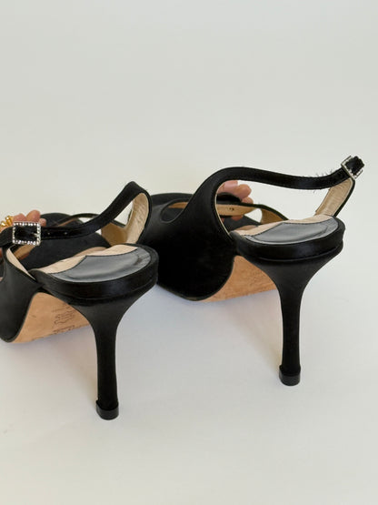Jimmy Choo Flower Slingbacks (IT37 / US6.5-7)