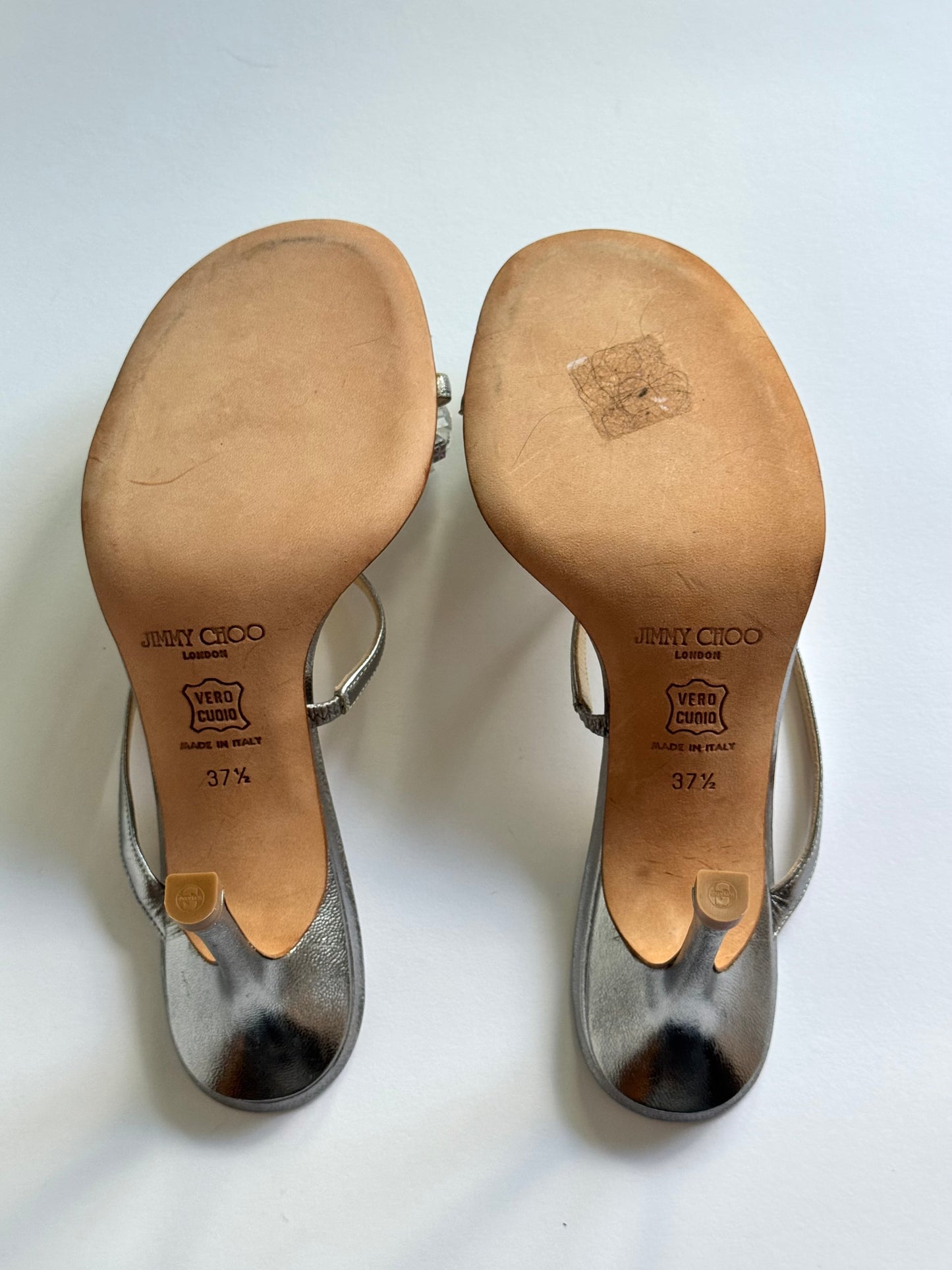 Jimmy Choo Crystal Ball Sandals (IT37.5 / US6.5-7)