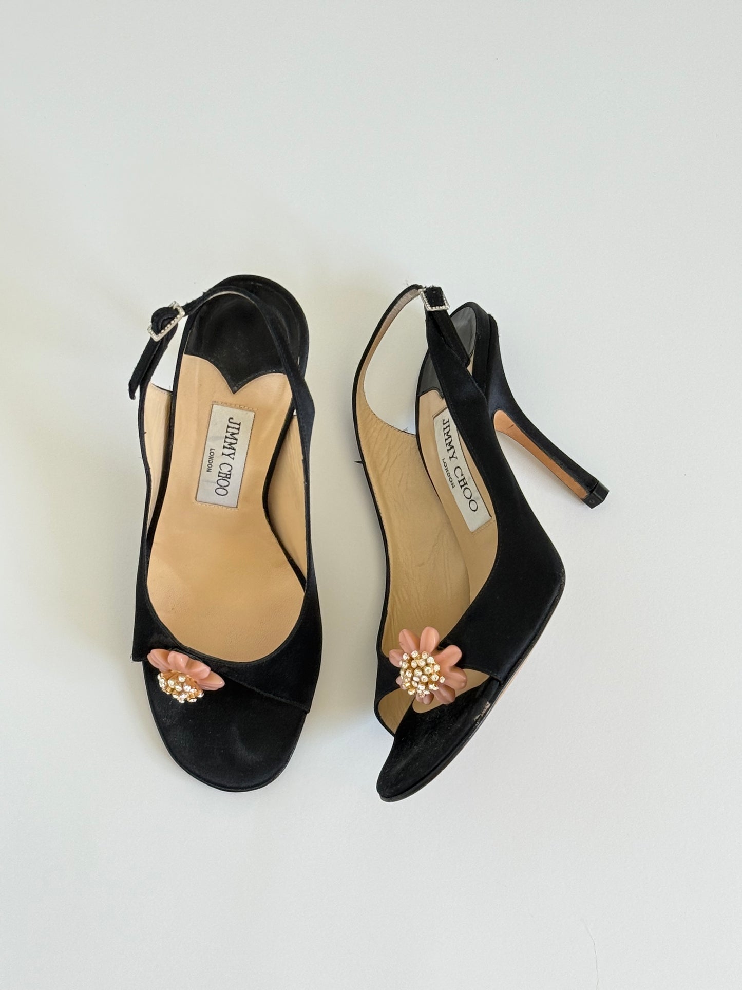 Jimmy Choo Flower Slingbacks (IT37 / US6.5-7)