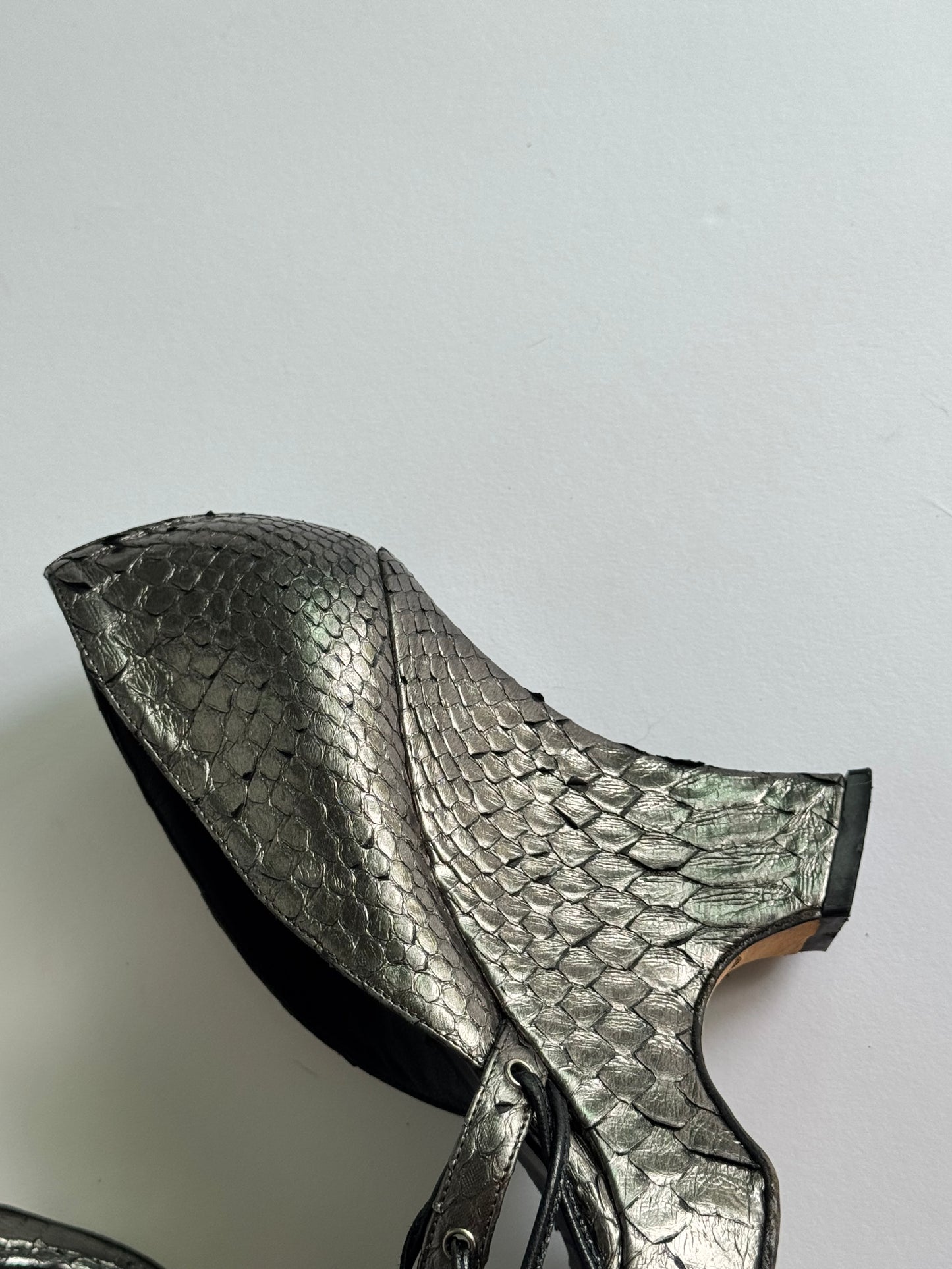 SS2003 Christian Dior Snakeskin Wedges (IT38 / US7-8)