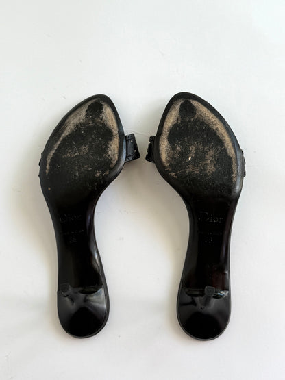 Christian Dior, John Galliano Era, Leather Slides (IT38 / US7.5-8)