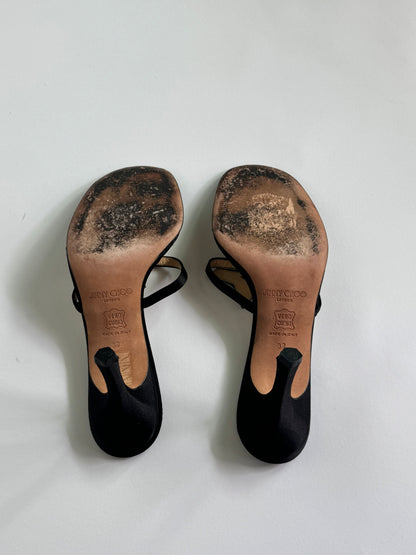 Jimmy Choo Bejeweled Star Slides (IT37 / US 6-6.5)