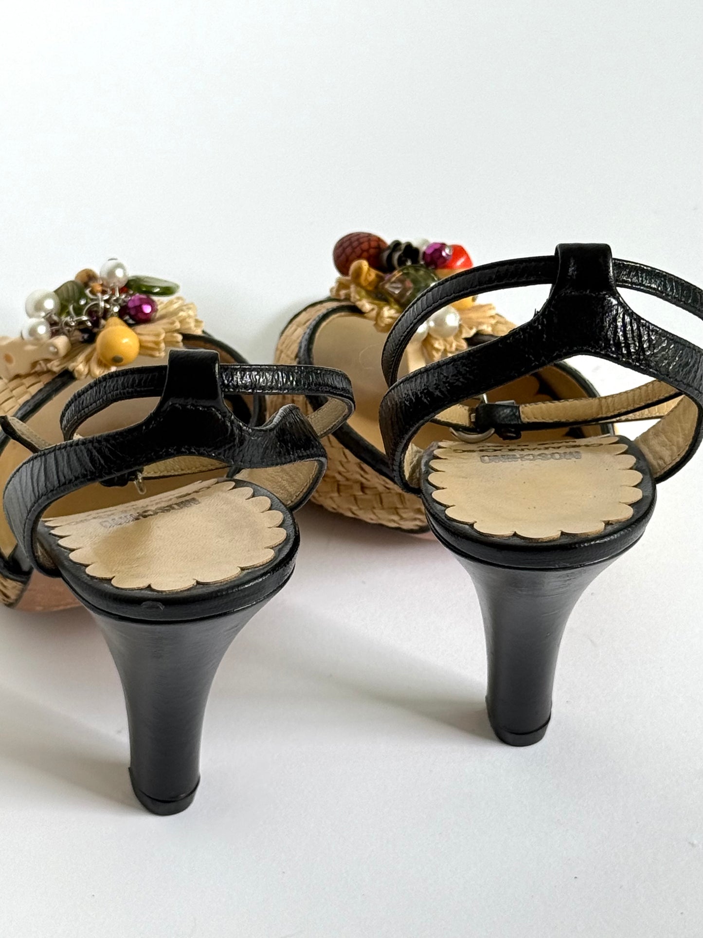 SS2012 Moschino Fruit Slingbacks (IT39 / US8.5-9)