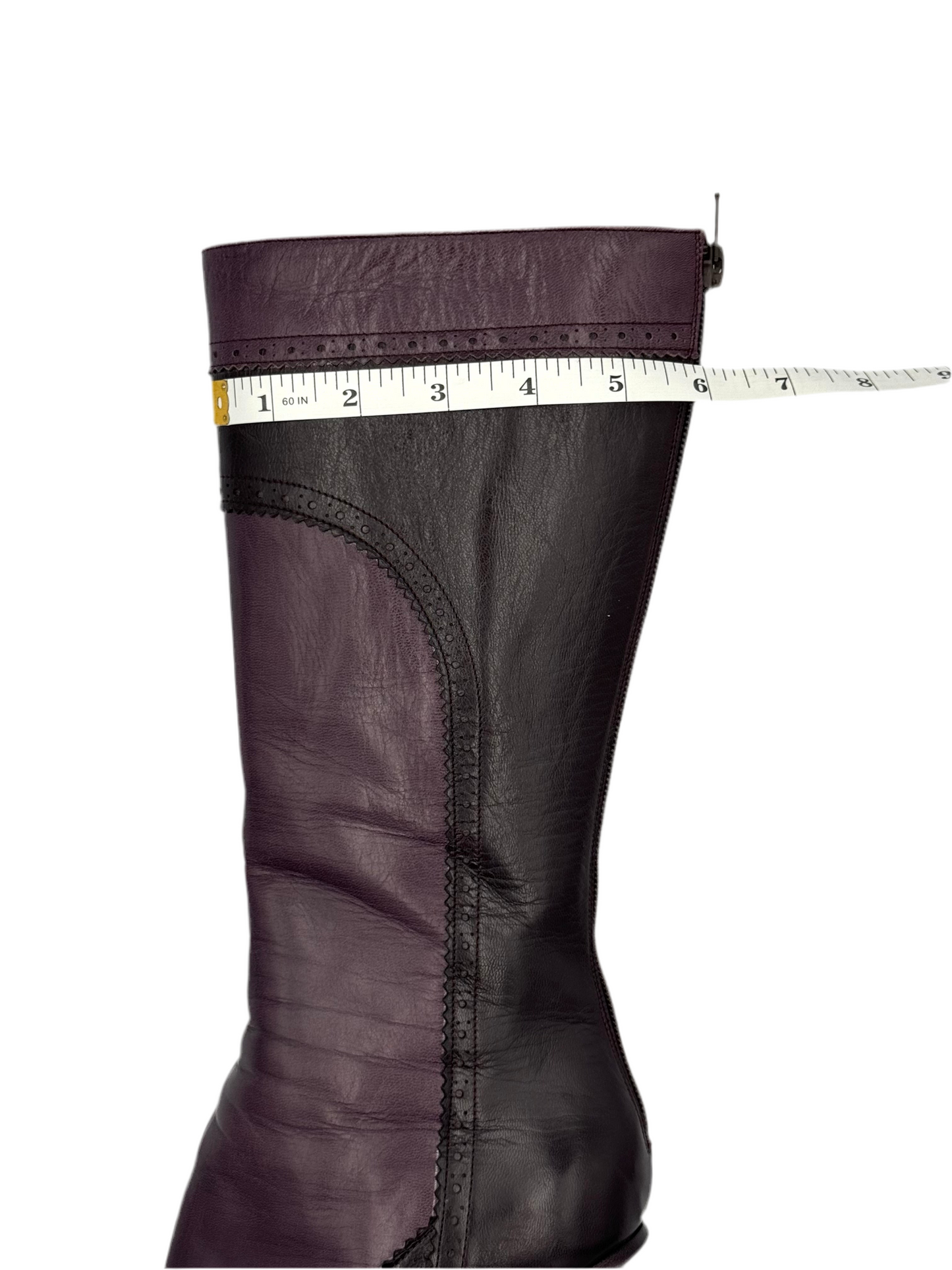 Jimmy Choo Purple Pointed-Toe Boots (IT39 / US8)