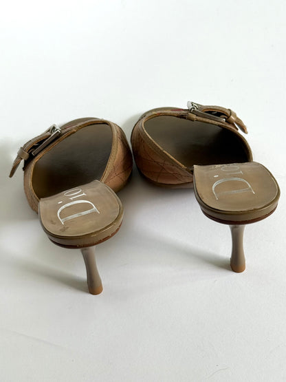 FW04 Christian Dior Rasta Cannage Slides (IT35.5 / US5.5-6)